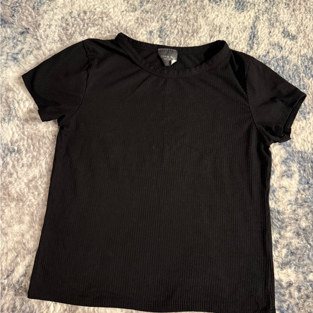 Olivia Rae Black Crop Top